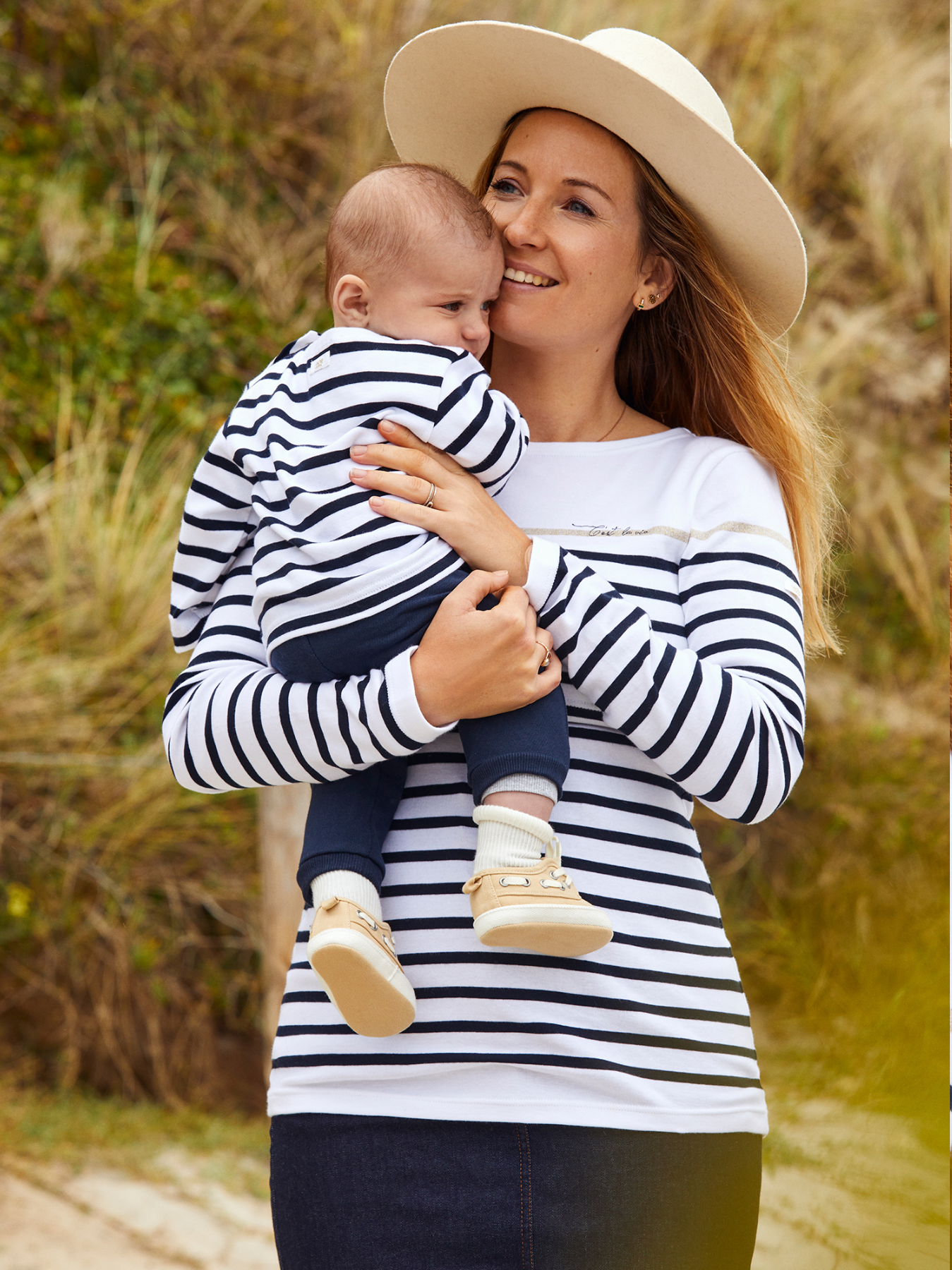 Marinière-bretonne-Crozon-White/navy