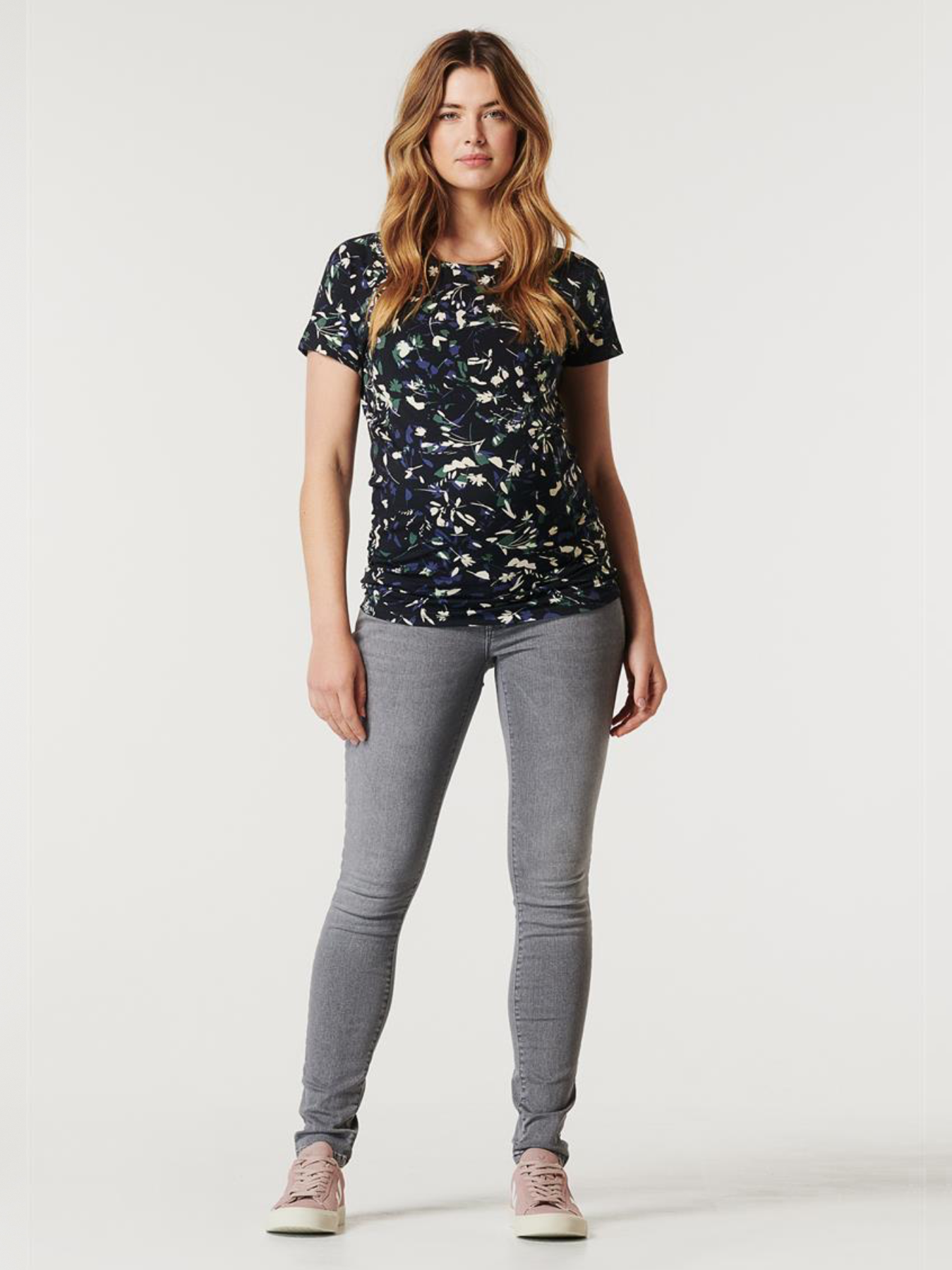 T-shirt grossesse et allaitement à motifs