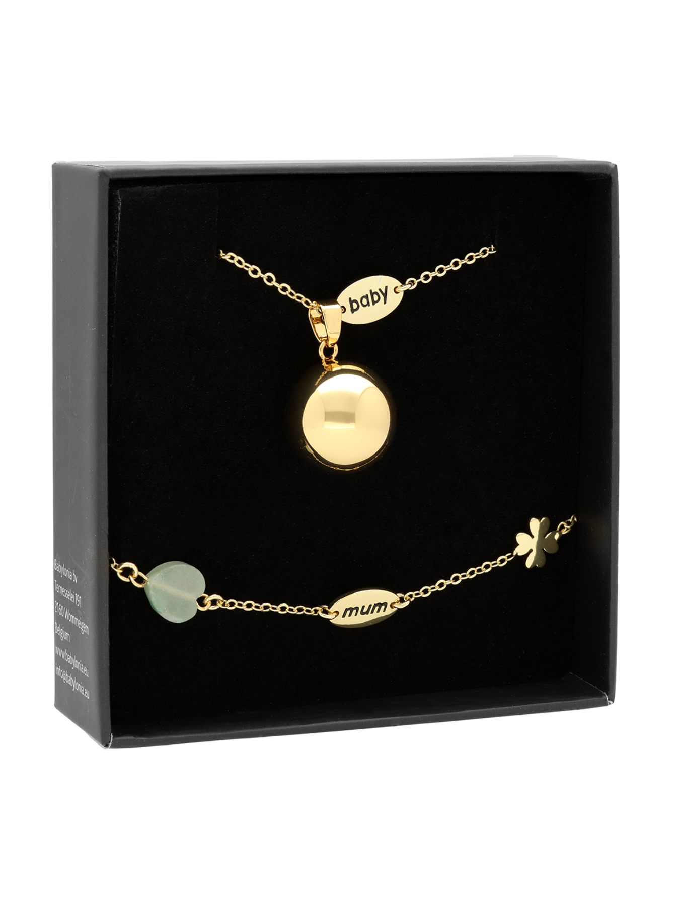 Ensemble bola & bracelet Breloque Or Jaune