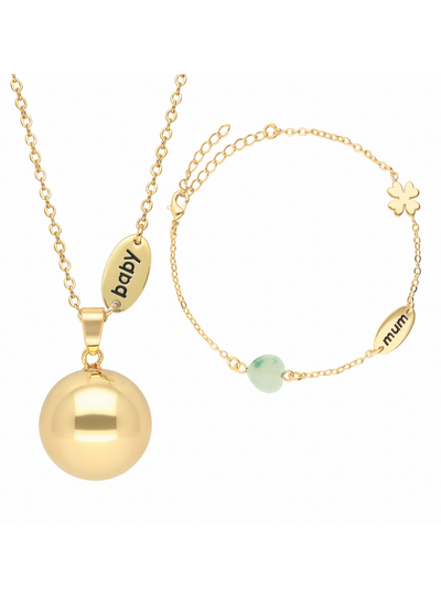 Ensemble bola & bracelet Breloque Or Jaune
