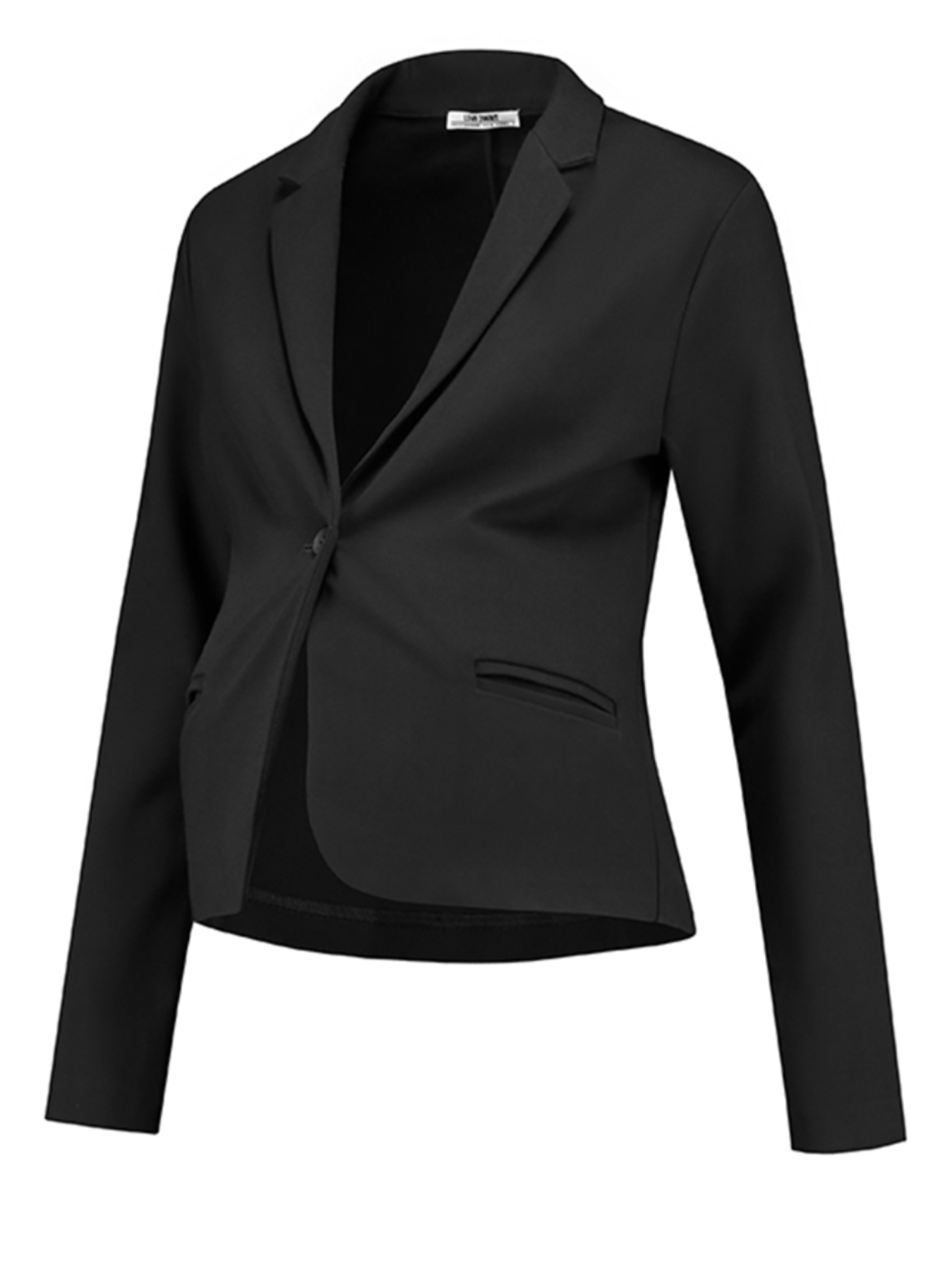 Black maternity blazer