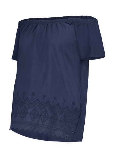 Embroidered maternity t-shirt