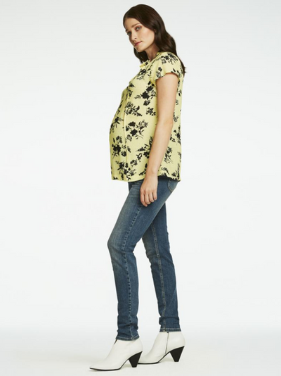 Floral maternity t-shirt