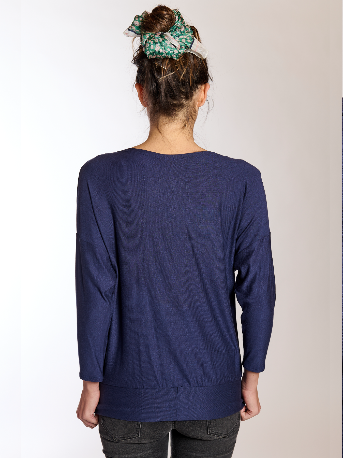 Blouse grossesse et allaitement Celia Bleu