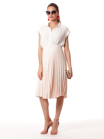 Charlotte Nude Maternity Skirt