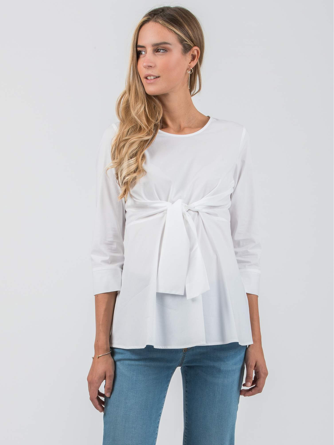Chemise de grossesse à noeud
