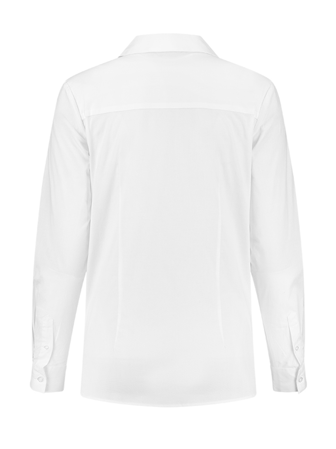 White cotton maternity shirt
