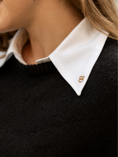 Pull Crop de grossesse et d'allaitement Gaspard Noir