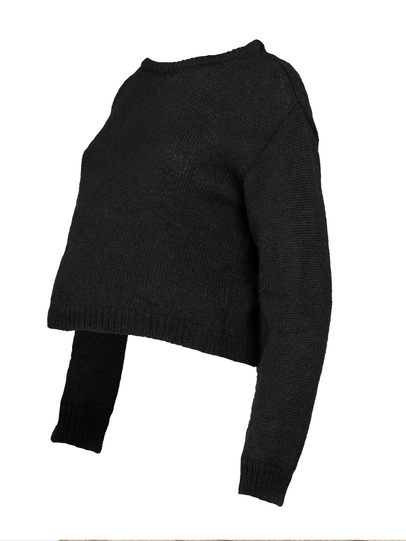 Pull Crop de grossesse et d'allaitement Gaspard Noir