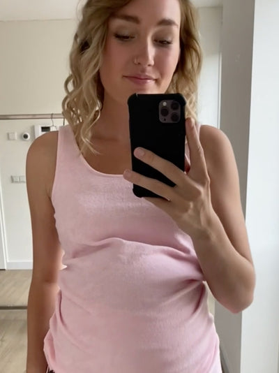 Terry Navy Top