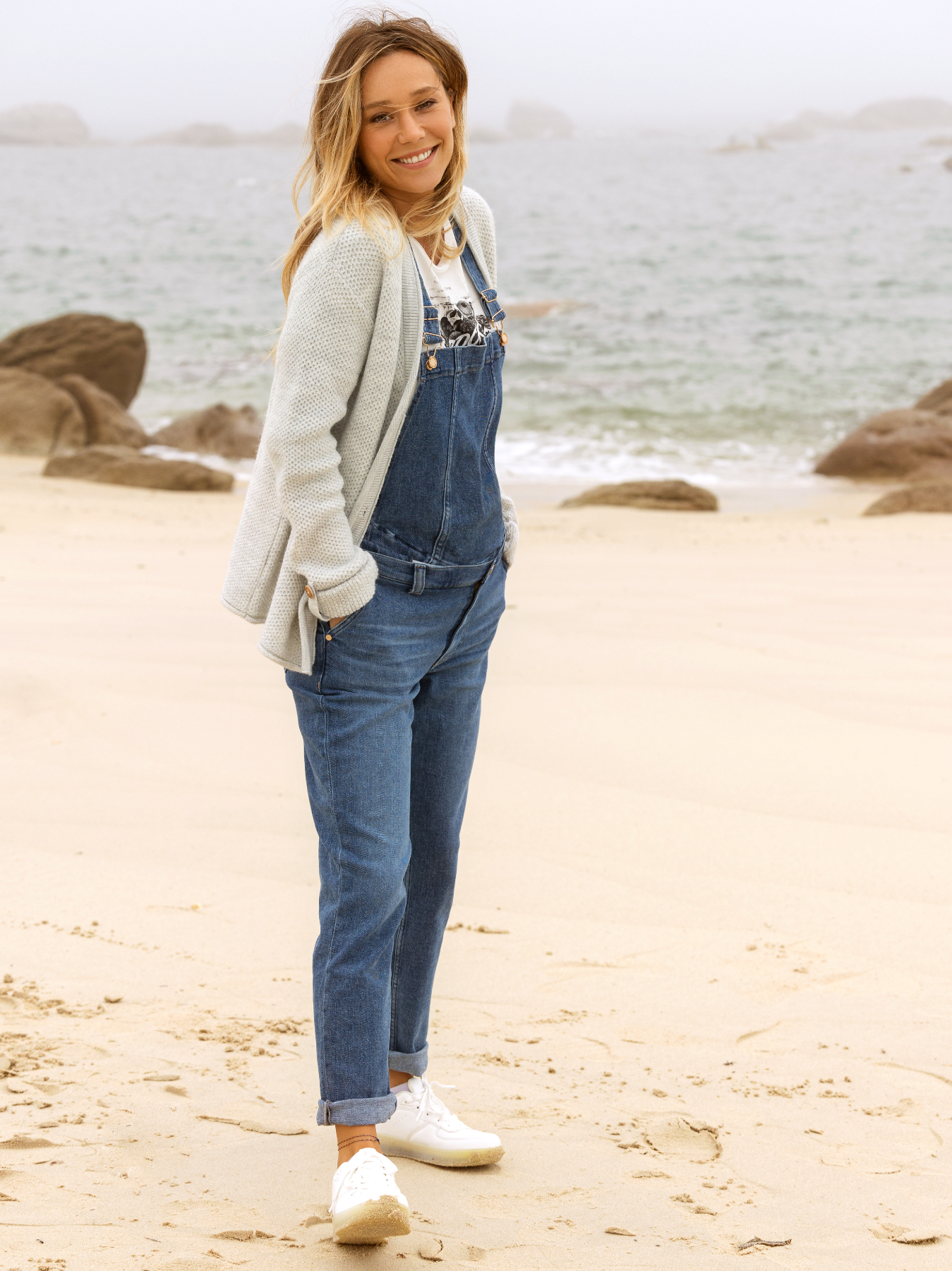 Fischer middenblauwe overall 