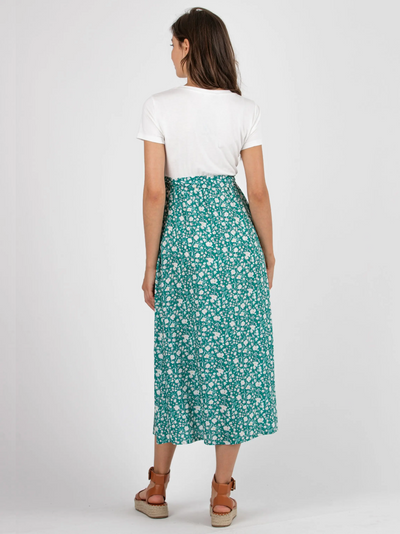 FEDERICA floral maternity midi dress