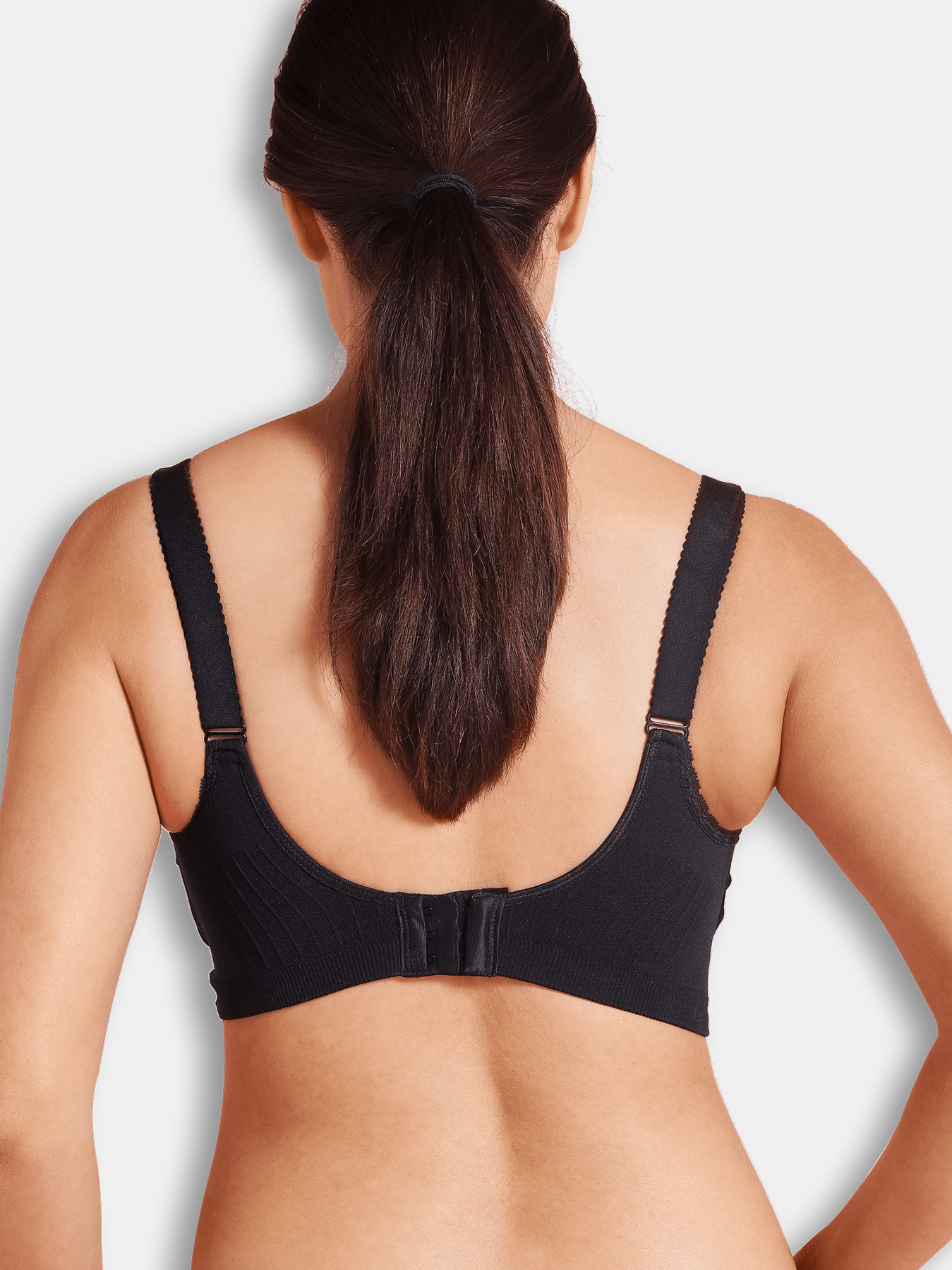 Carri-Gel Padded Nursing Bra Black 