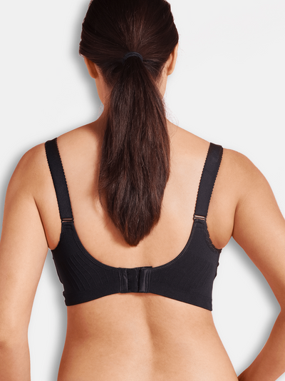 Soutien-gorge d'allaitement rembourré Carri-Gel Noir