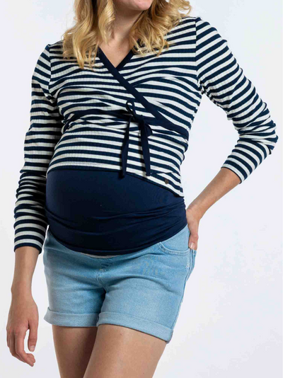 Wrap Lined Maternity Cardigan