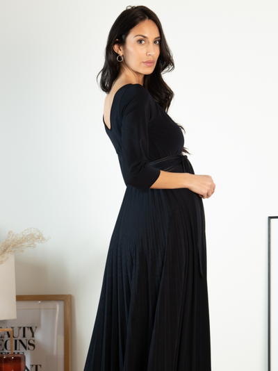 Imani Long Ceremony Dress - Navy