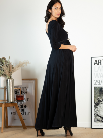 Imani Long Ceremony Dress - Navy