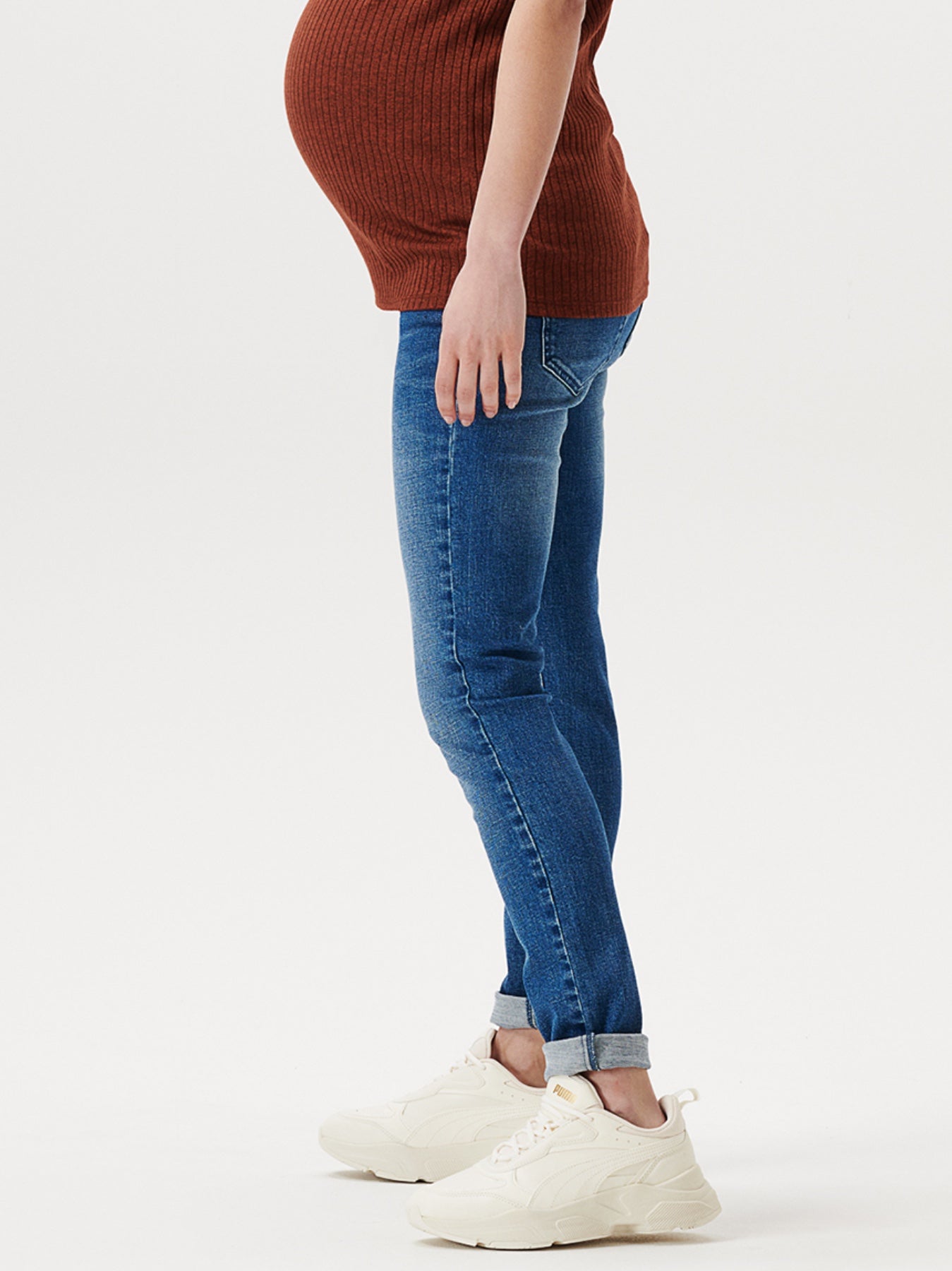 Skinny Blue Maternity Jeans