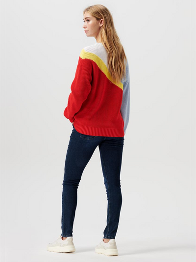 Jeans de grossesse skinny en Denim Bleu