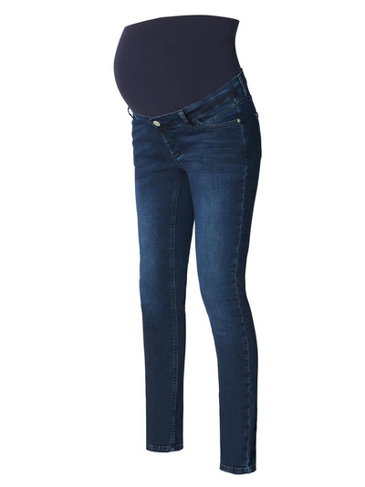 Jeans de grossesse skinny en Denim Bleu