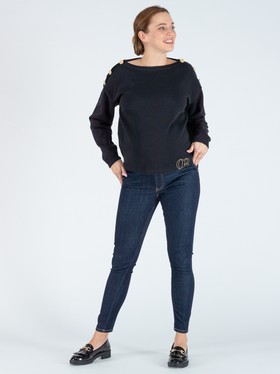 Jeans de grossesse slim Sharon Brut