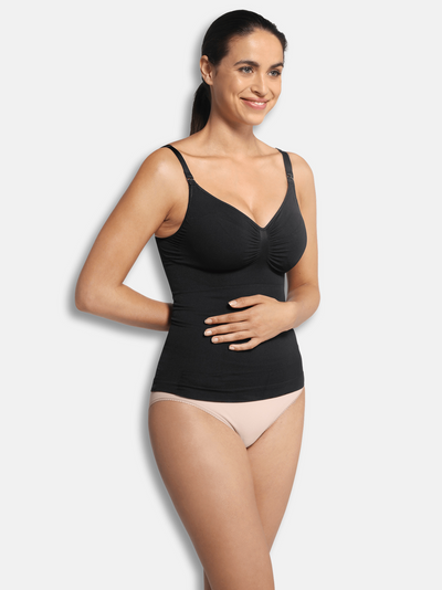 Top d'allaitement sans coutures Noir