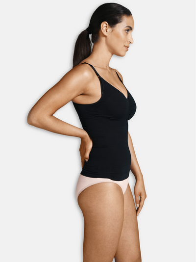 Top d'allaitement sans coutures Noir