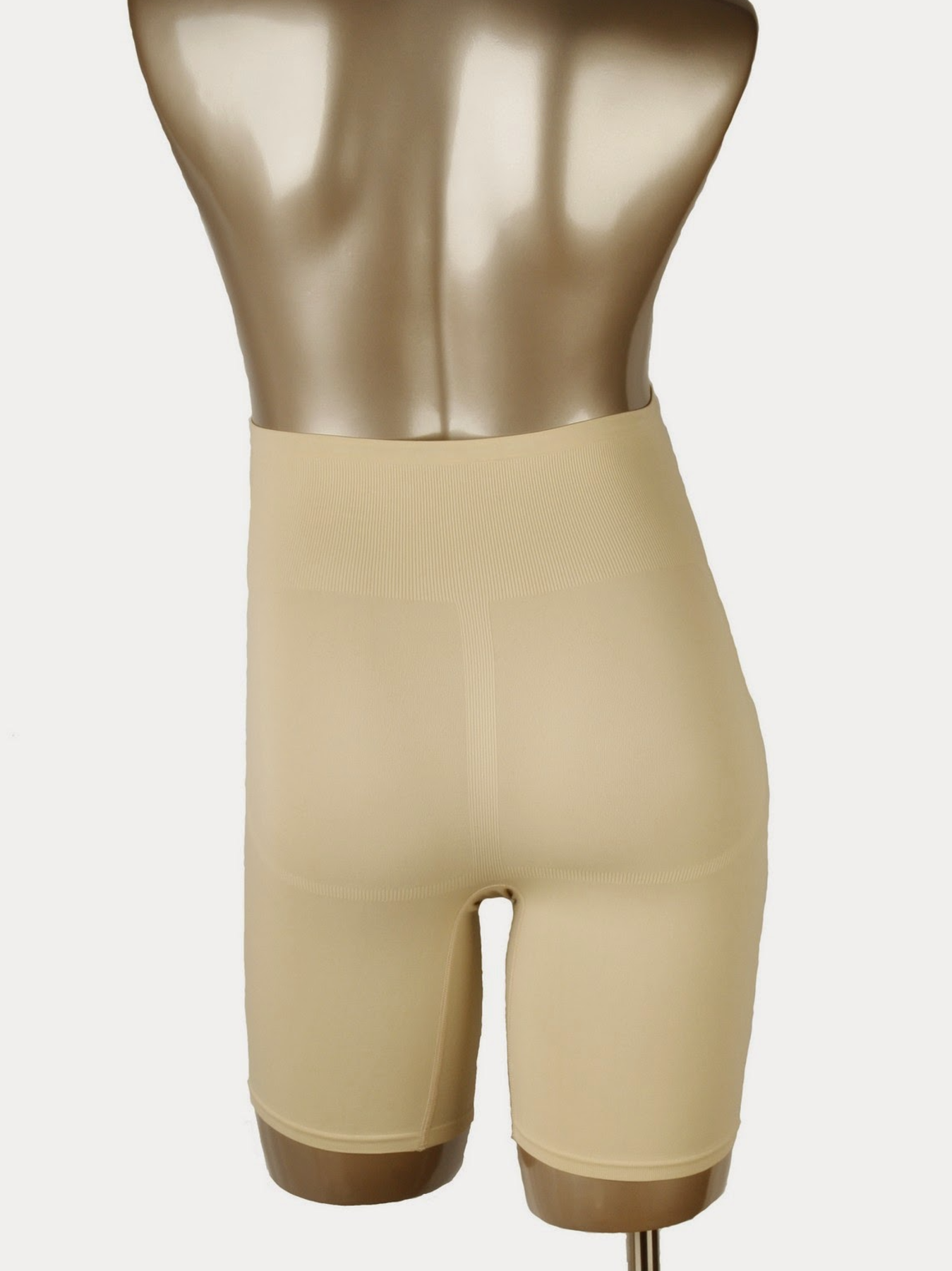 Nude Seamless Shaping Maternity Long Shorts