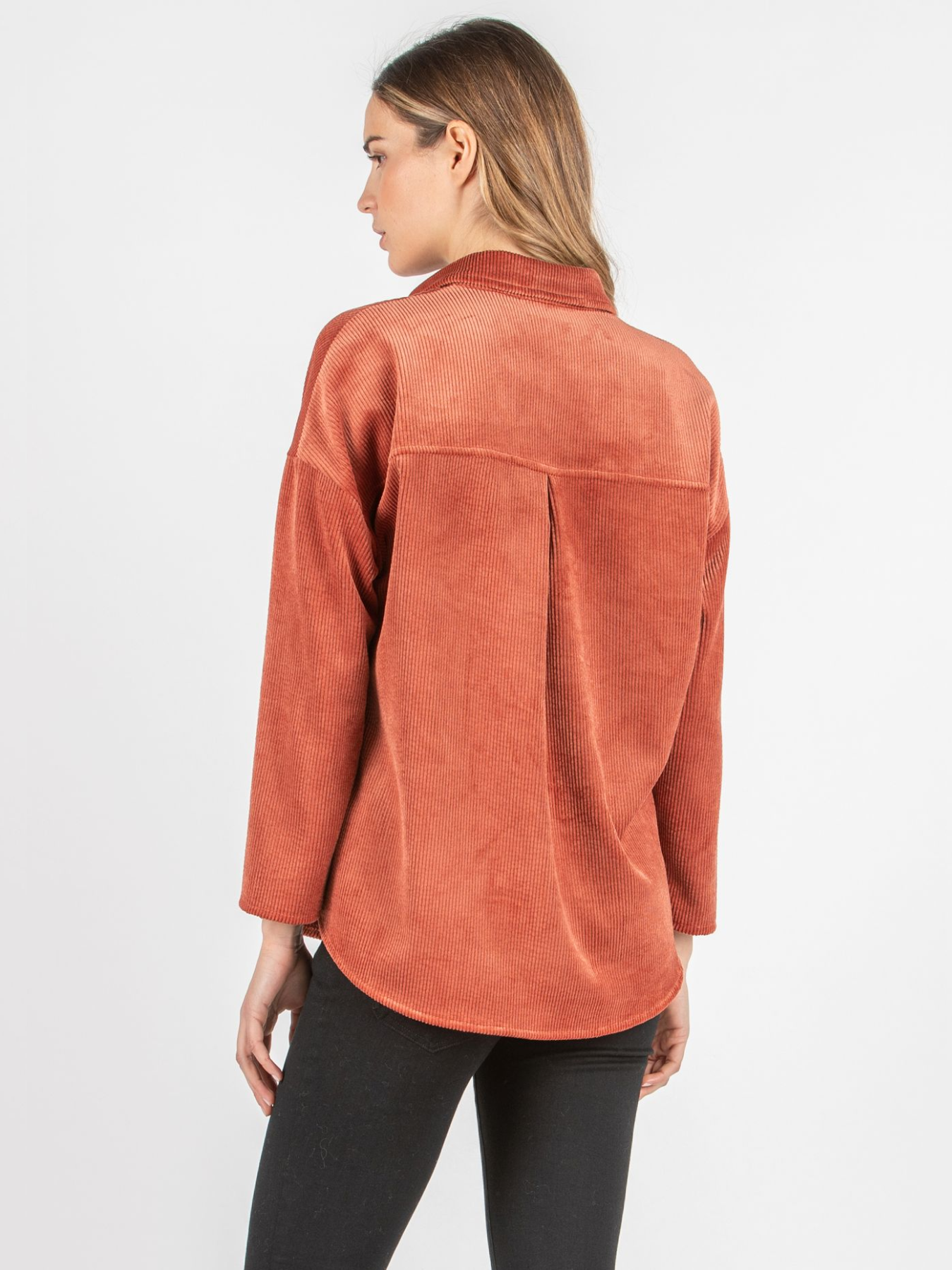 Chemise en velours côtelé Olivia
