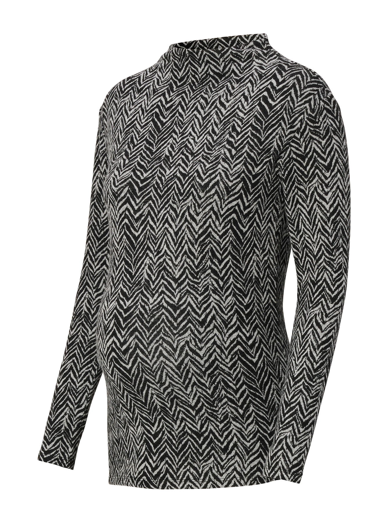 Pull de grossesse zèbré