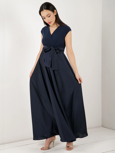 LUCREZIA navy long dress
