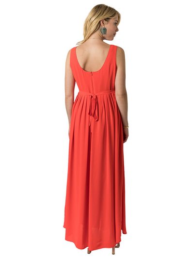 Paula Coral Long Dress