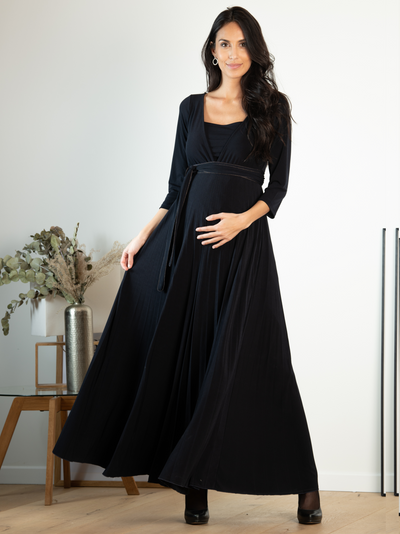 Imani Long Ceremony Dress - Navy
