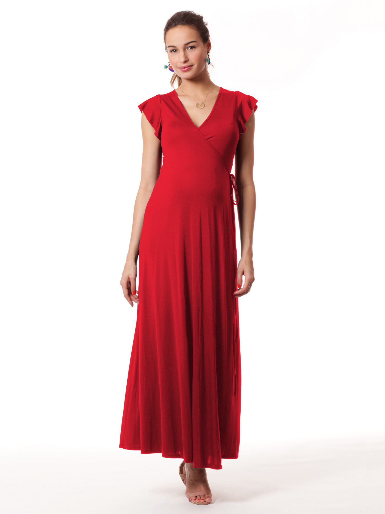 Nayeli Red Chic Long Dress