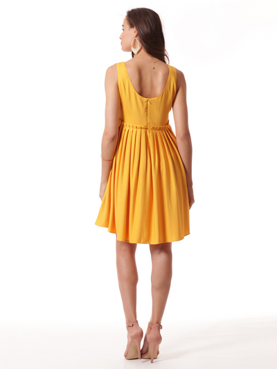 Raffaela Gold maternity and nursing dress