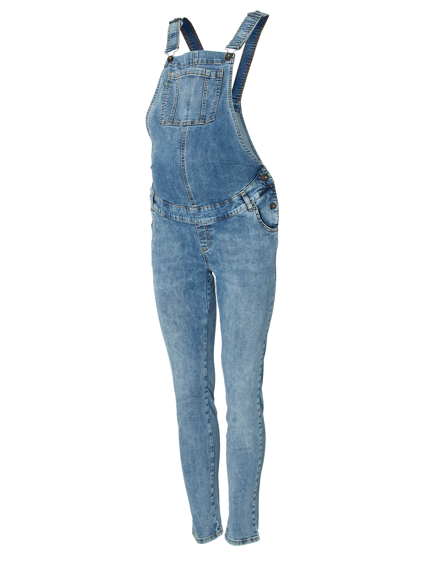 Lichte denim zwangerschapsoverall