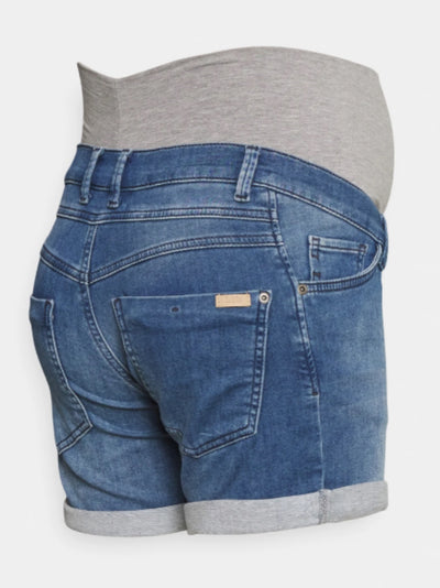 Short denim de grossesse