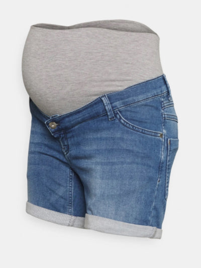 Short denim de grossesse