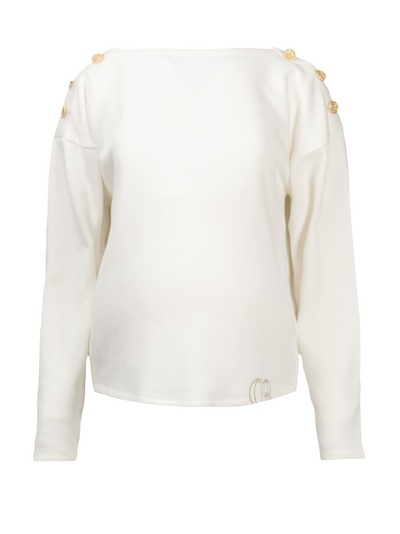 Pull de grossesse Molène Ivoire