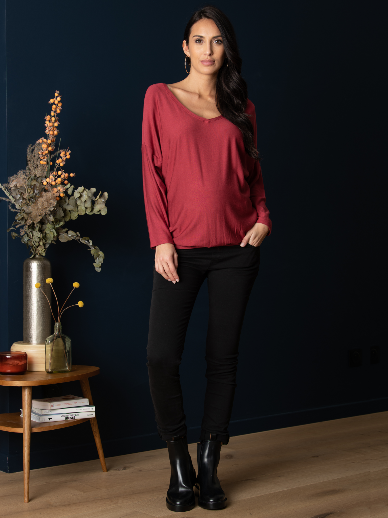 Blouse Celia Hibiscus