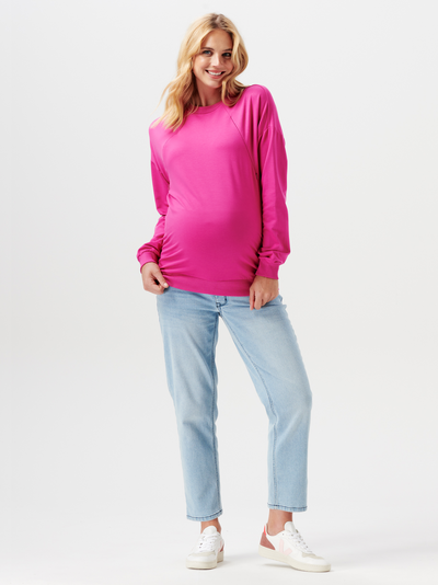 Sweater à zips Fuchsia