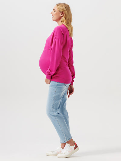 Sweater à zips Fuchsia