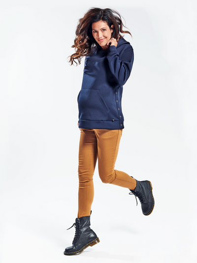Sweat à capuche Marine