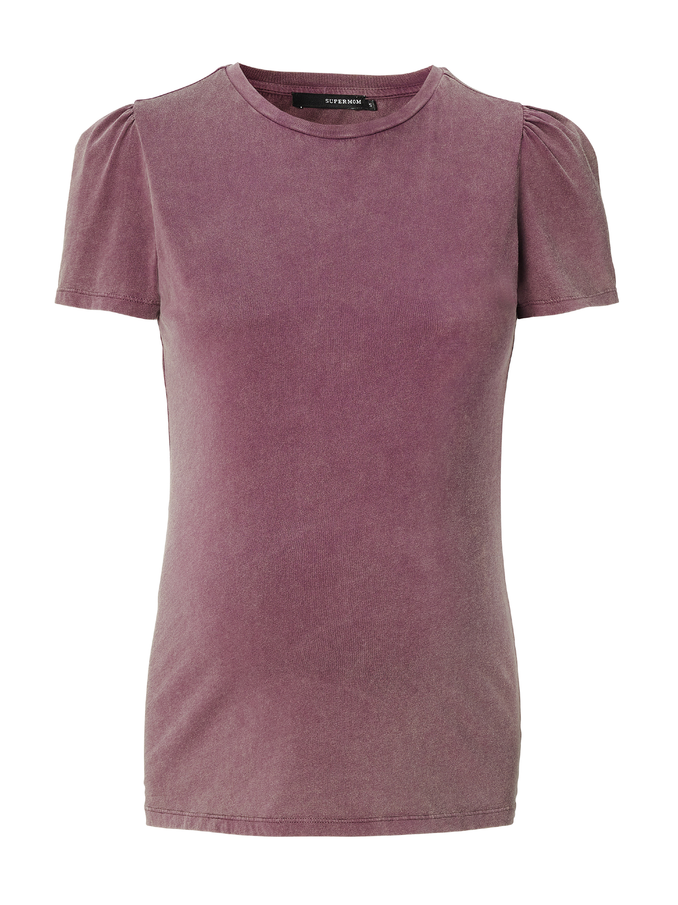 Plum Faded Maternity T-Shirt