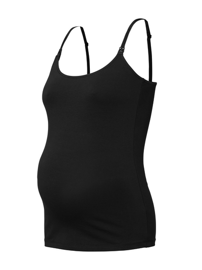 Top grossesse et allaitement basic Noir