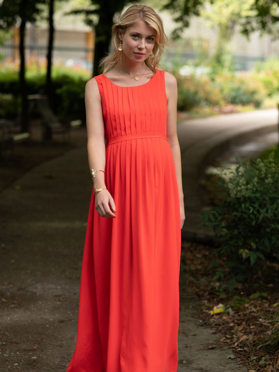 Paula Coral Long Dress