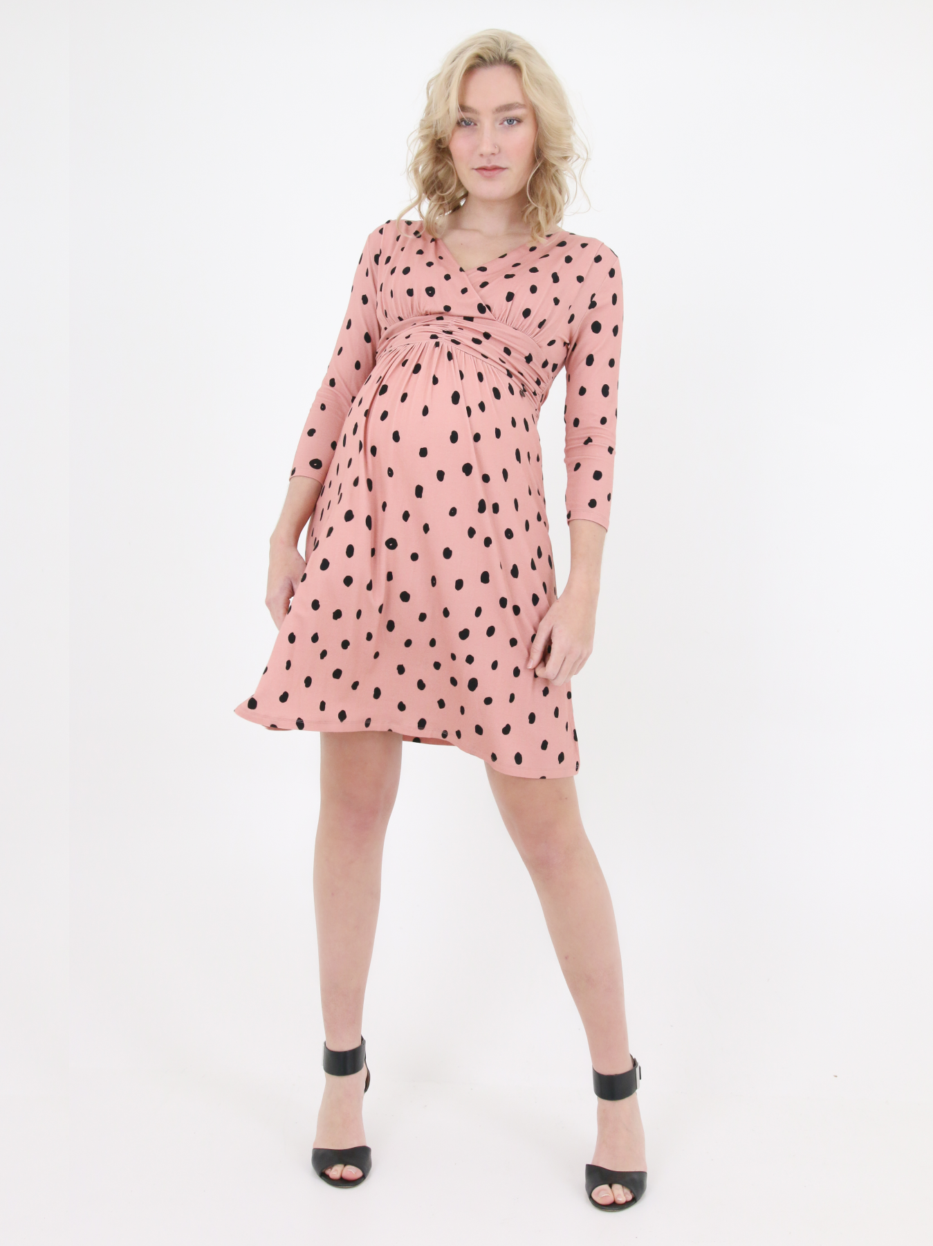 Vintage big polka dot dress